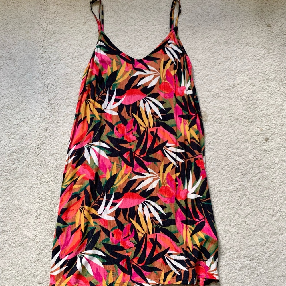 NWOT/ Billabong Multicolor Tropical Strap Dress, size XS, Hawaii